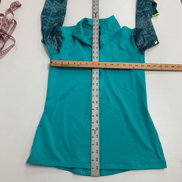 Nike Pro Hyperwarm Nordic Sweatshirt Women M Medium Half Zip Pullover Dri Fit - Picture 7 of 12